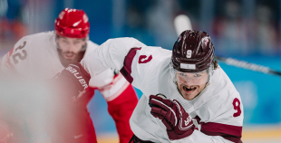 Latvijas hokeja izlase noslēdz olimpisko hokeja turnīru