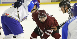 FOTO: Latvija - Kazahstāna (2:3 pēcspēles metienos)