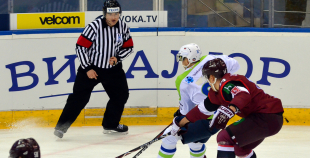 FOTO: Latvija - Slovēnija 