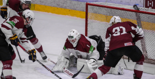 FOTO: Latvija U-18 - Latvijas U20 B komanda 2:1