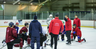 FOTO: Latvijas U-20 izlase uzsāk treniņnometni pirms pasaules čempionāta Francijā 