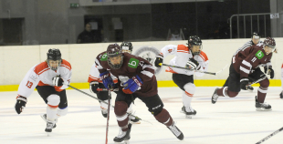 FOTO: Latvijas U-20 izlase Ventspils turnīru sāk ar zaudējumu austriešiem 