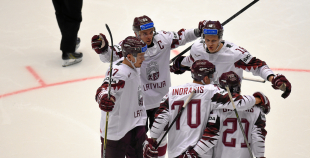 FOTO: Latvija - Koreja (5:0)