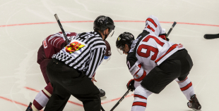 FOTO: Latvija - Kanāda (1:2 pag.)