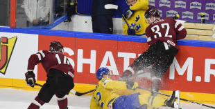 PČ: Latvja - Zviedrija 0:2