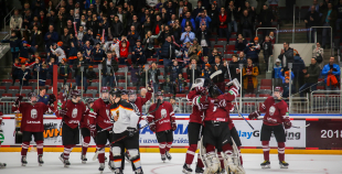 FOTO: Latvija - Vācija 3:1