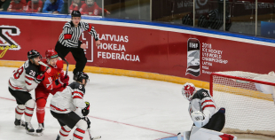 FOTO: Kanāda - Baltkrievija 2:0