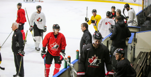 FOTO: Kanādas olimpiskās izlases treniņš