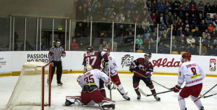 EHC: Latvija - Baltkrievija 1:0