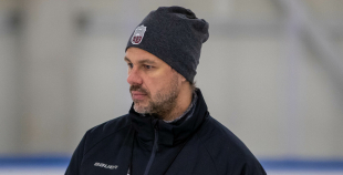 FOTO: Latvijas U-18 hokeja izlases treniņš