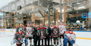 “Akropoles” ledus arēnā prezentētas Latvijas hokeja izlases jaunās formas