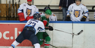 HK "Liepāja"  virslīgas spēlē ar 5:2 uzveic HS "Rīga"