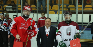 FOTO: Latvija U18 - Dānija U18 