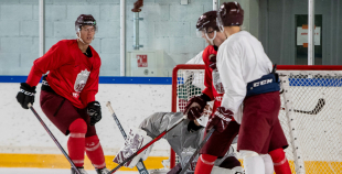 FOTO: Latvijas U-20 valstsvienība turpina gatavoties pasaules čempionātam