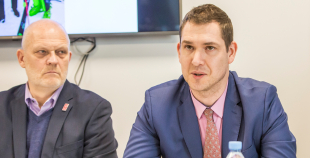 FOTO: 29. Pasaules Ziemas Universiādes preses konference 