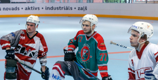 Latvijas inline hokeja izlase aizvada pirmo treniņu 