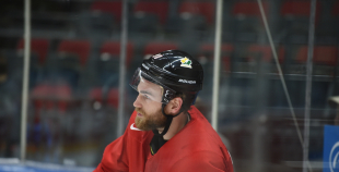 FOTO: Kanādas izlases treniņš "Arēna Rīga" 