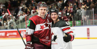 FOTO: Latvija - Kanāda 0:2 