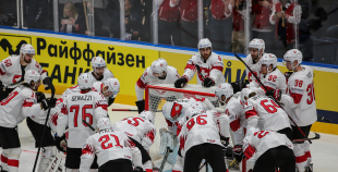 Latvijas izlase lieliski cīnās, taču mača izskaņā piekāpjas Šveicei