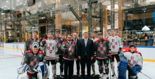“Akropoles” ledus arēnā prezentētas Latvijas hokeja izlases jaunās formas