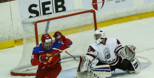 Polca četri punkti kaldina Latvijas U-17 izlases uzvaru pār Krievijas valstsvienību