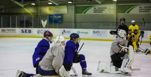 FOTO: U-18 izlase sāk gatavošanos pasaules čempionātam Rīgā 