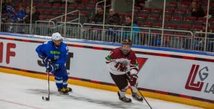 FOTO: Latvija - Slovēnija 2:1