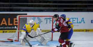 FOTO: Latvijas klubu izlase ar 9:2 sagrauj Ukrainas U-20 komandu