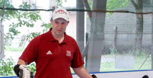 Latvijas inline hokeja izlase aizvada pirmo treniņu 