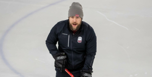 FOTO: Latvijas U-18 hokeja izlases treniņš