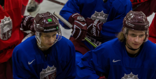 FOTO: Latvijas U-20 izlases treniņš (03.12)