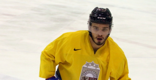 Latvijas hokeja izlases treniņš