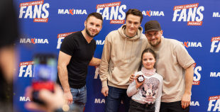 Latvijas izlases hokejisti un treneri tiekas ar līdzjutējiem!