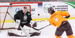 FOTO: Latvijas nacionālās izlases treniņš