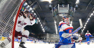 Latvijas U-18 izlasei fantastisks panākums pret Slovākijas vienaudžiem!