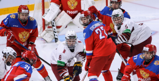 FOTO: Latvija U-18 - Krievija U-18 1:5
