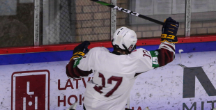 FOTO: Latvija U-18 - Kazahstāna U-18 1:0