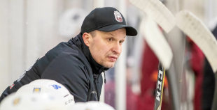 FOTO: Latvijas U-18 hokeja izlases treniņš