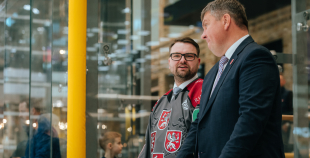 “Akropoles” ledus arēnā prezentētas Latvijas hokeja izlases jaunās formas