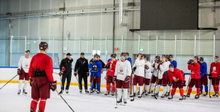 FOTO: Latvijas U-20 valstsvienība turpina gatavoties pasaules čempionātam
