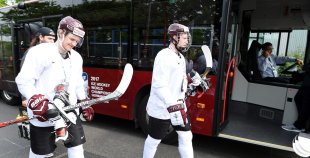 Latvijas hokeja izlases treniņš 07.05.2017.