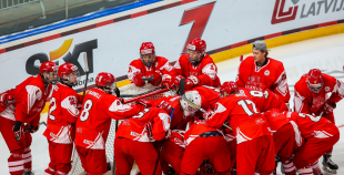 FOTO: Dānija - Norvēģija 5:3