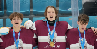 Latvijas 3x3 hokeja izlasei zelta medaļas!