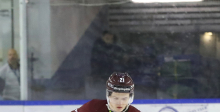 FOTO: Latvija - Kazahstāna (2:3 pēcspēles metienos)