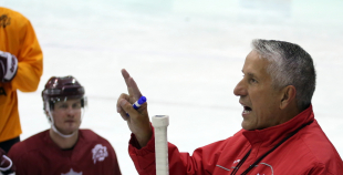 Latvijas hokeja izlases treniņš 06.03.2017.