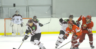 FOTO: Latvijas U-20 izlase turnīrā Ventspilī cieš neveiksmi (1:4) arī pret baltkrieviem 