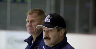 Latvijas U20 hokeja izlases treniņš