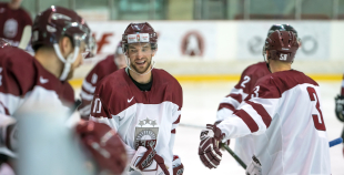 Latvijas hokeja izlases treniņš 24.03.2017.