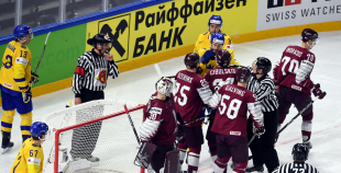 FOTO: Latvija -  Zviedrija (2:3)