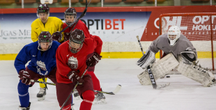 FOTO: Latvijas U-20 izlases treniņš (03.12)